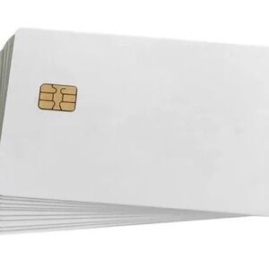 White RFID Blocking Cards